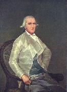 Francisco de Goya Portrat des Francisco Bayeu painting
